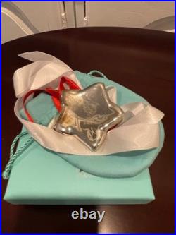 Tiffany & Co Silver Sterling Star Christmas Holiday Ornament by Elsa Peretti