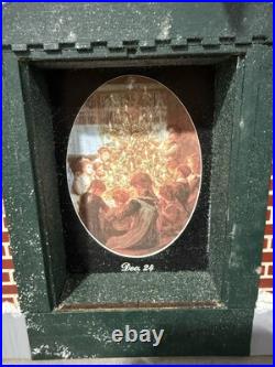 Tiger Mountain Christmas Advent Light Up House Fixer Upper With Storage Crate