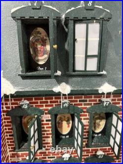 Tiger Mountain Christmas Advent Light Up House Fixer Upper With Storage Crate