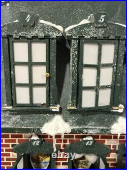 Tiger Mountain Christmas Advent Light Up House Fixer Upper With Storage Crate