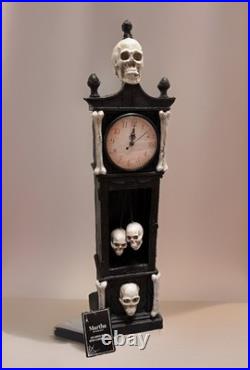 TikTok Martha Stewart 26 LED Skeleton Grandin Road Gothic Grandfather Clock