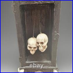 TikTok Martha Stewart 26 LED Skeleton Grandin Road Gothic Grandfather Clock