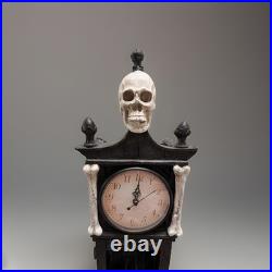 TikTok Martha Stewart 26 LED Skeleton Grandin Road Gothic Grandfather Clock