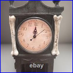 TikTok Martha Stewart 26 LED Skeleton Grandin Road Gothic Grandfather Clock