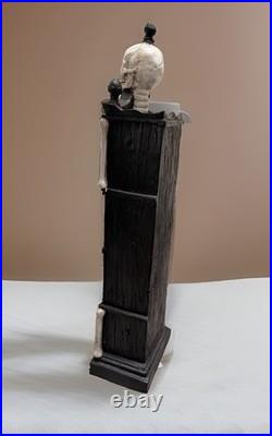 TikTok Martha Stewart 26 LED Skeleton Grandin Road Gothic Grandfather Clock