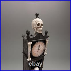 TikTok Martha Stewart 26 LED Skeleton Grandin Road Gothic Grandfather Clock