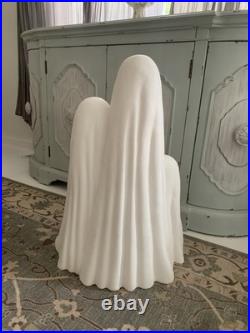 TikTok Viral 2025 Ghost Trio LED Halloween Statue NEW 32 Tall Cheesecloth