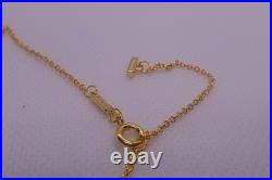Tilffany&C0 T Smile/Necklace 18k Rose Gold, Diamond Pendant Original Box