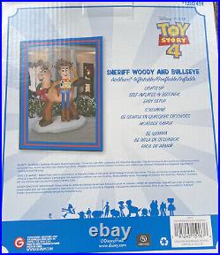 Toy Story Woody Inflatable with Bullseye Christmas Indoor/Outdoor Inflatable-NIB