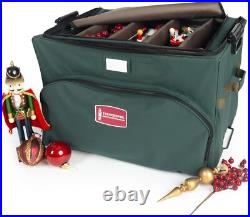 TreeKeeper Stack & LockT Green Christmas Ornament Storage Box TreeKeeper Stack & LockT Green Christmas Ornament Storage Box