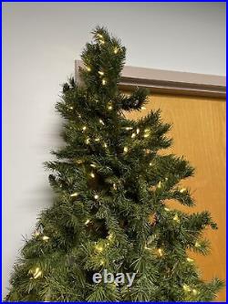 Treetopia Corner Christmas Tree NEWithOpen 7.5 ft with clear LED Lights Space Saving Treetopia Corner Christmas Tree NEWithOpen 7.5 ft with clear LED Lights Space Saving