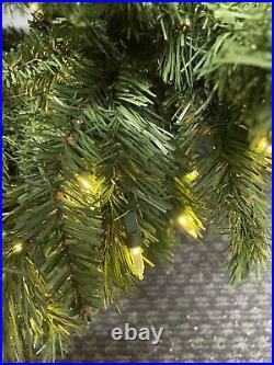 Treetopia Corner Christmas Tree NEWithOpen 7.5 ft with clear LED Lights Space Saving Treetopia Corner Christmas Tree NEWithOpen 7.5 ft with clear LED Lights Space Saving