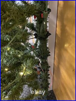 Treetopia Corner Christmas Tree NEWithOpen 7.5 ft with clear LED Lights Space Saving Treetopia Corner Christmas Tree NEWithOpen 7.5 ft with clear LED Lights Space Saving