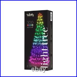 Twinkly 300RGB+W LED 6.5' Light Christmas Tree, Multi, Wifi, App, Voice Active