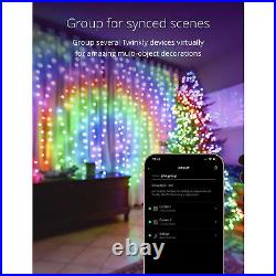 Twinkly Curtain App-Controlled Smart LED Christmas Lights 210 RGB+W (4 Pack)