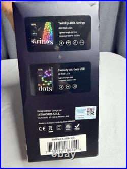 Twinkly Generation II 400 RGB Strings + 60 Dots Smart Lights TWPACK006-US