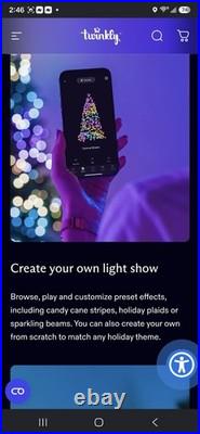 Twinkly PRO App-Controlled RGBW Multicolor LED String Lights Indoor/Outdoor