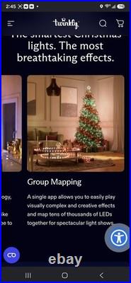 Twinkly PRO App-Controlled RGBW Multicolor LED String Lights Indoor/Outdoor
