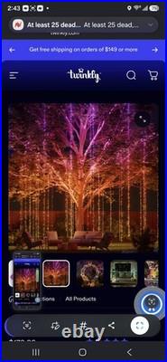 Twinkly PRO App-Controlled RGBW Multicolor LED String Lights Indoor/Outdoor