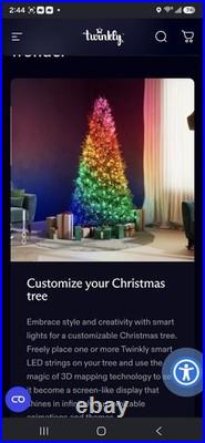 Twinkly PRO App-Controlled RGBW Multicolor LED String Lights Indoor/Outdoor Twinkly PRO App-Controlled RGBW Multicolor LED String Lights Indoor/Outdoor