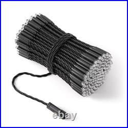 Twinkly RGB LED Christmas String Lights Black Wire TW-PLC-S-CA-1X250SPP-B