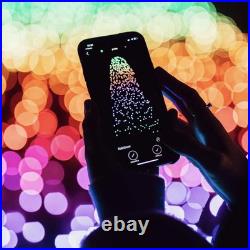 Twinkly RGB LED Christmas String Lights Black Wire TW-PLC-S-CA-1X250SPP-B