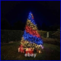 Twinkly RGB LED Christmas String Lights Black Wire TW-PLC-S-CA-1X250SPP-B