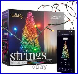 Twinkly Strings 600 LED RGB, LED Light String, Smart Multicolor LED Lights