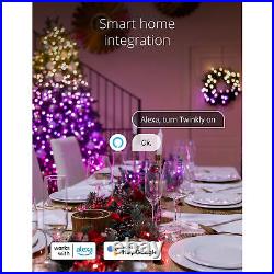 Twinkly Strings App-Controlled Smart LED Christmas Lights 250 Multicolor (2Pack)