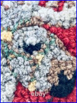 Two Chandler 4 Corners Hand-Crocheted/Velvet 100% Wool Reindeer 20 Pillows Two Chandler 4 Corners Hand-Crocheted/Velvet 100% Wool Reindeer 20 Pillows