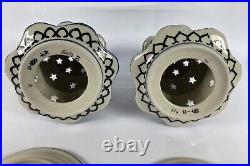 Two Polish Pottery Christmas Tree Candle Holder 8 Ceramika Artystyczna UNIKAT Two Polish Pottery Christmas Tree Candle Holder 8 Ceramika Artystyczna UNIKAT