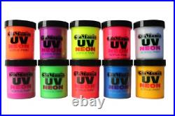UV Black light Neon Fluorescent Poster Acrylic Paint, Rave, graffiti, Theatre