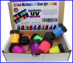 UV Black light Neon Fluorescent Poster Acrylic Paint, Rave, graffiti, Theatre