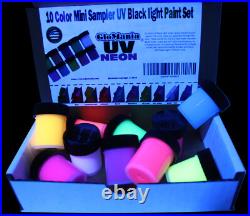 UV Black light Neon Fluorescent Poster Acrylic Paint, Rave, graffiti, Theatre