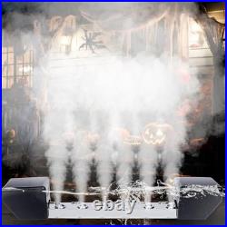 Ultrasonic Mist Maker 12 Heads 9000mL/H Pond Fogger 400W Power Supply Buoy Discs