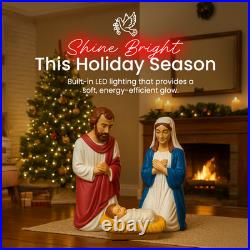 Union Products 74150 LED Nativity Set Blow Mold Outdoor Christmas Decoration