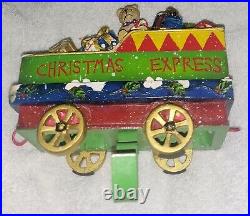 Unique Christmas Express Train Toy Car Stocking Holder 6in