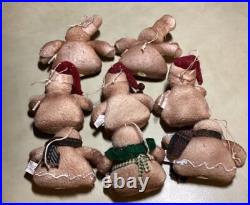 Unique Small Stuffed Little People For The Christmas Tree Or Wreath Or Display