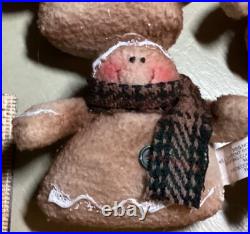 Unique Small Stuffed Little People For The Christmas Tree Or Wreath Or Display