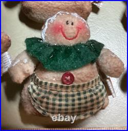 Unique Small Stuffed Little People For The Christmas Tree Or Wreath Or Display