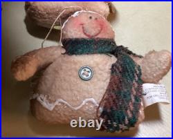 Unique Small Stuffed Little People For The Christmas Tree Or Wreath Or Display