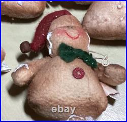 Unique Small Stuffed Little People For The Christmas Tree Or Wreath Or Display