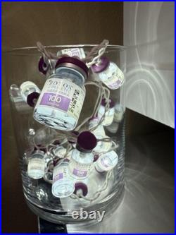 Upcycled Botox LED String Lights. 20 Name Brand Medical Vials Withwaterproof LEDs