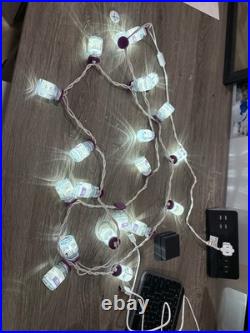 Upcycled Botox LED String Lights. 20 Name Brand Medical Vials Withwaterproof LEDs