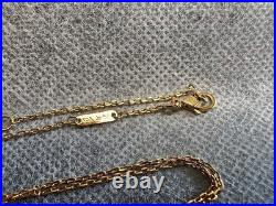 VCArpeIsVIntageAIhambraPendant Necklace 18kYellow Gold Carnelian
