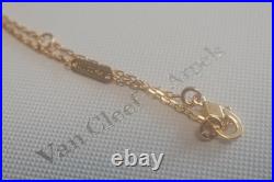 VC&ArpeIs/Vlntage/AIhmabra 18K/Yellow Gold White Necklace