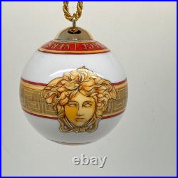 VERSACE Medusa Amplified Golden Coin 2022 ORNAMENT Rosenthal Christmas Ball