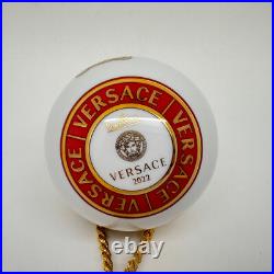 VERSACE Medusa Amplified Golden Coin 2022 ORNAMENT Rosenthal Christmas Ball