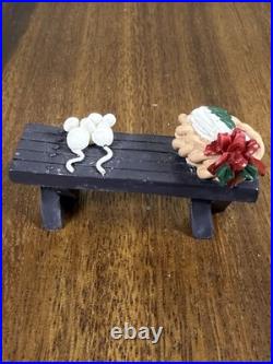 VTG 11 Piece Band Creations Best Friends Christmas Pageant Nativity Set Resin 3