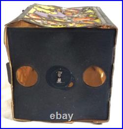 VTG Antique German Little Red Riding Hood Paper Die Cut Hanging Lantern Decor